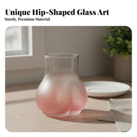 Shaped Cup Large Capacity Booty Glass Cup Unique Design Posterior Shaped Drinking Glass for Party Hosts, Gift Presenters, Gifting, Parties, Home Decor