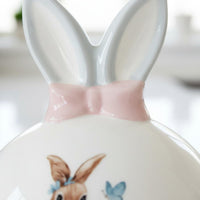 Hare Butter Dish Sleek Glazed Finish Easter Hare Serving Plate Creature Shaped Serving Plate Perfect Gift for Breakfast Table