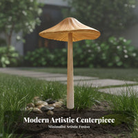 Artificial Toadstool Statue Lifelike Design Simulation Toadstool Sculpture