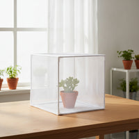 Breathable Barrier Plant Cover Light-Transmitting Plant Protection Net Reinforced Seams Net Cover Framed Enclosure for Gardeners, Potted Plants, Garden