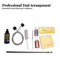 10 Pieces Scratch-Scratch-Resistant Brass Instrument Maintenance Kit All-in-Single Brass Instrument Maintenance Set Easy to Use