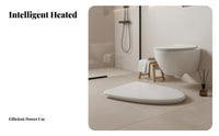 Intelligent Temperature Control Heated Smart Toilet Seat Leakage Protection Heated Toilet Seat Easy Installation Bathroom Fixture Energy Saving Mode for Seniors, People with Mobility Issues, Families, Hotel, Apartment, Home