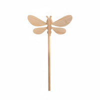 Wooden Dragonfly Clothes Pole Finely Polished Dragonfly Clothes Reacher Design Laundry Accessory