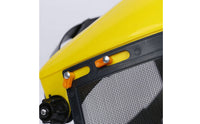 Garden Trimmer Visor Debris-Blocking Wire Mesh Visor Impact-Resistant Brush Whacker Face cover for Landscapers