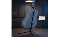 Foldable Angular-Frame Guitar Stand Fits Multiple Instruments Folding Guitar Stand Universal Fit Instrument Support Stable Base for Practice Room