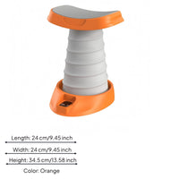 Molded Plastic Push-up Assist Assistant Ribbed Column Freestanding Push-up Stand Matte Finish Exercise Handles Curved Top for Floor Use