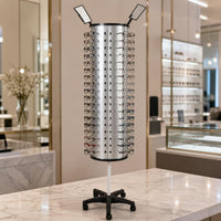 Rotating Countertop Eyewear Display Stand for Sunglasses and Glasses