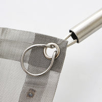 Stainless Steel Fire Rack with Mesh Grill Portable Campfire Grill with Storage Bag Compact Foldable Fire Fire Bowl Space-Saving for Backpackers