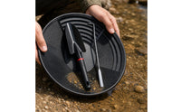 Three-Zone Gold Panning Kit Riffled Gold Pan with Shovel Dual Riffle Beginner for Prospectors, Hobbyists, Outdoor Prospecting, Riverbeds, Creeks