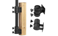 Deck Railing Umbrella Holder Heavy Duty Patio Umbrella Clamp Easy Installation Outdoor Hardware for Balcony, Fence, Boat