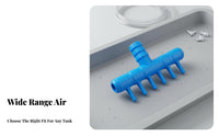 Aquarium Air Pump Splitter Easy Installation Fish Aquatic Air Current Distributor for Aquariums, Soilless Cultivation S Systems