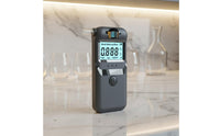 High Precision Breath Alcohol Analyzer Fast Results Digital Alcohol Tester Hygienic Detachable Mouthpiece Testing Device for Drivers
