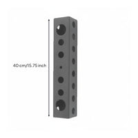 Space-Saving Multifunctional Wall Column Expandable Wall Mount Upright Rack Heavy Duty Steel Modular Fitness Rig