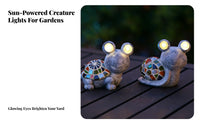 Automatic On/deactivate Frog Garden Light No Wiring Solar Frog Statue Weatherproof for Patio, Pathway, Balcony