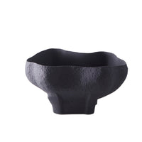 Pedestal Bowl Decorative Gourd-Shaped Bowl Matte Ceramic Vessel with Pedestal Base for Entryway Table