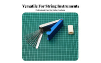 Portable Guitar Nut File Set Easy to Use Guitar Nut Slotting File Set Quick Cutting for Guitarists, Musicians, Workshop, Music Studio, Home