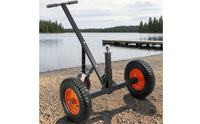 Trailer Mover Heavy-Duty Trailer Mover with Pneumatic Tires Adjustable-Height for Boaters, Driveways