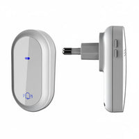 Long Range Self-Powered Wireless Entry Chime Adjustable Volume Kinetic Wireless Entry Chime 38 Chimes Battery-Maintenance-Free Door Chime for Elderly, Outdoor, Office