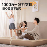 弹丝云床拉丝充气床垫户外便携式露营家用打地铺全自动睡垫气垫床
