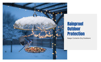 Hanging Bird Feeder Rain Cover, Moisture-Proof Protector for Outdoor Garden or Park