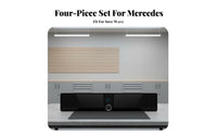 4 Pieces Mercedes GLC Navigation Screen Mobile Device Connectivity W205 Android Instrument Cluster 4G LTE Connectivity Twin Screen Car Display