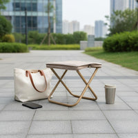 Folding Camping Stool Compact Portable Picnic Stool Material Folding Fishing Chair for Campers, Anglers, Picnics, Queueing, Travel