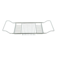 Bathtub Rack Extendable Bathtub Tray Wire Frame Shelf for Home Spa