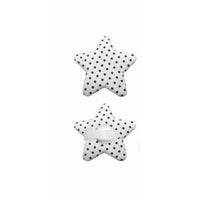 Star Headphone Attachment Playful Headphone Attachment with Polka Dots Accessory Soft Padded for Streamers, Gaming Setup