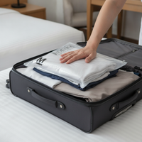 Travel Hand-Roll Compression Storage Bags for Clothes, Shoes, and Socks
