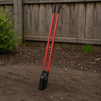 2 Pieces Post Hole Digger Tough Manual Post Hole Digger Double Shovel Portable Non-Slip Grip for Agriculture