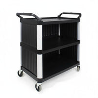 3-Tier Service Trolley Heavy Duty for Hotel Staff