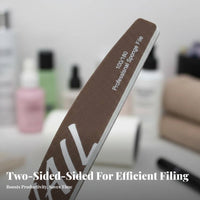 Nail File Washable Nail Shapes, Smooths, and Shines Fingernail Shaping Tool for DIY Manicure Enthusiasts, Beginners, Home, Travel