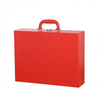 Mahjong Box Sturdy Construction Mahjong Tile Storage Case Multi-Functional PU Leather Game Box for Travel