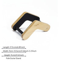 Portable Floor Guitar Stand Stable Base Acoustic Guitar Stand Space-Saving Musical Equipment for Home, Studio