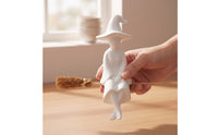 Enchantress on Witch's Riding Implement Ornament Dangling Enchantress on Witch's Riding Implement Whimsical Shelf Sitter for Mantel, Windowsill