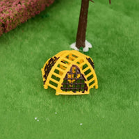 DIY Project Material Miniature Teepee Tent Realistic Simulation Miniature Climbing Dome Brightly Colored for Crafters, Hobbyists, Dioramas