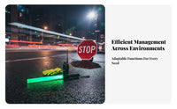 Illuminated Traffic High Visibility Handheld Traffic Control Battery-Powered Director Stick Highly Visible Flashing Safety Stick