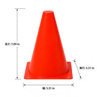 High Visibility Color Cones, For Training, Triangular Cones, Marker Cones, Soccer, Practice, Gymnasium, Track and Field