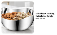 6 Pieces 10 Cm Stainless Steel Sauce Bowl Silver Shallow Stainless Steel Bowl Smooth Finish Small Soy Sauce Dish Reflective for Serving Dips