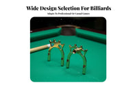 Cross Rest Head Long-Lasting Metal Construction Billiard Bridge Head Snooker Cue Bridge Glide Slide 5 Stroke Positions
