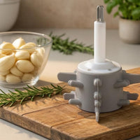 Garlic Peeling Attachment White Cap Garlic Grinder Accessory Food Tool Easy to Clean Rapid Meal Prep