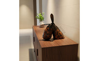 Burro Figurine Modern Luxury Style Burro Sculpture Textured Home Surface Decor for Living Room, Showroom