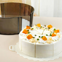 Cake Sectioning Frame Even Portions Slice Guide Form Adjustable for Home Kitchen