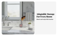 Clear Multi-Compartment Organizer Box Space-Saving Vanity Tray adaptable