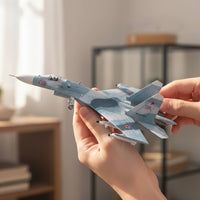-27 Fighter Jet Model Collector Grade  -27 Model Airplane Gift Idea Jet for Desk Display