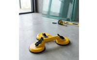 Heavy-Duty Three-Claw Suction Lifter Vacuum Triple Suction Cup Lifter Manual Non-Slip for Glaziers, Tilers, Diyers, Tile Laying, Renovation