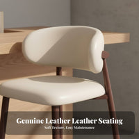 Modern Design Upholstered High Stool with Low Back Built-in Footrest Counter Chair Sturdy Construction Home Furniture Padded Seat for Adults, Homeowners, Business Owners, Bar, Front Desk, Cafe, Eatery