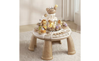 Baby Activity Table with Piano Double-Sided Crab Activity Table Toy Musical Interactive for Babies, Playroom, Nursery