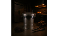Briquette Extinguishing Bucket Lidded Bbq Tool Commercial Grade Fireplace Accessory for Grilled Meat Use