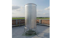 304 Metal Reservoir Container Thickened Wall Stainless Metal Reservoir Tank Rust-Resistant for Households, Kitchen, Rural Areas